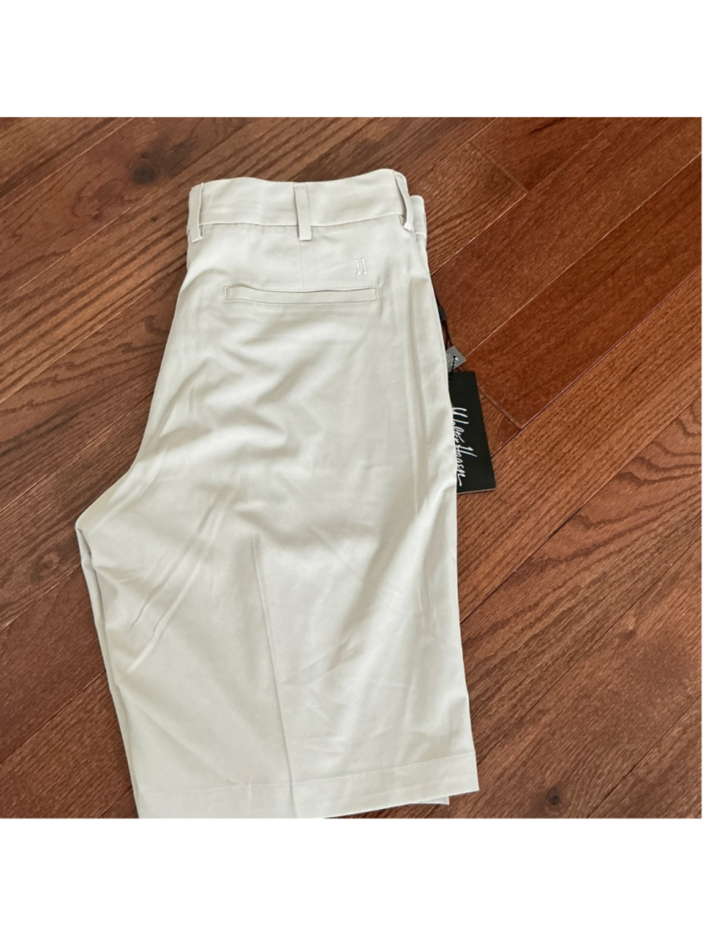 Men's Walter Hagen Perfect 11 Collection Flat Front Shorts Waist 34 Beige - Picture 5 of 5
